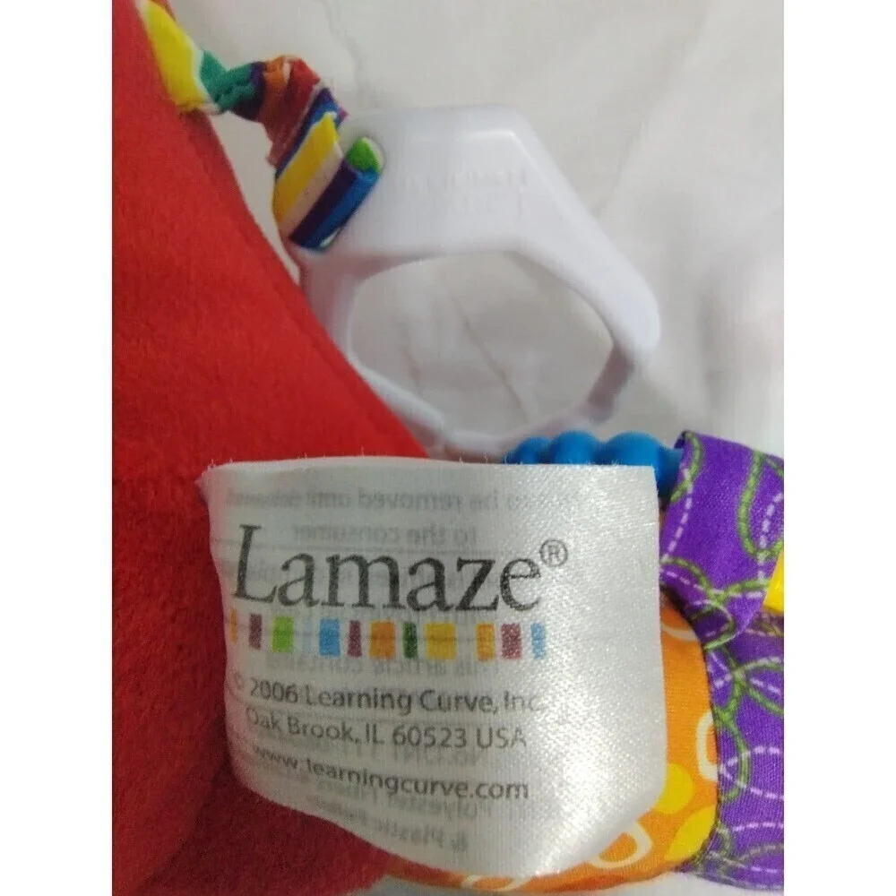 Lamaze 2006 Learning Curve Red Kangaroo &Joey Soother,Teether,Rattle Sensory Toy